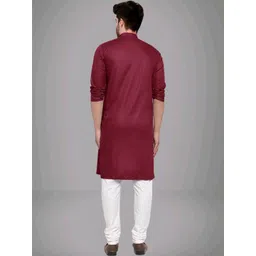 DIAMON STYLE Men Regular Kurta with Pyjamas image 2