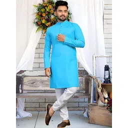 DIAMON STYLE Men Thread Work Kurta-picture-16