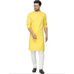 DIAMON STYLE Men Thread Work Kurta-image-13