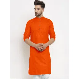 DIAMON STYLE Men Thread Work Kurta image 1