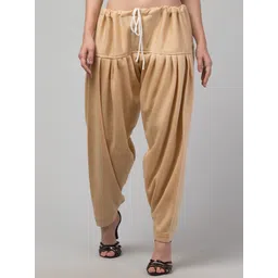 diamond ruby Pure Wool Solid Women ["White"] Salwar-picture-23