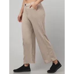 diamond ruby Women Solid Gold Track Pants-picture-21