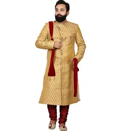 Diamond Style Sherwani For Men's Embroidered Sherwani-picture-41