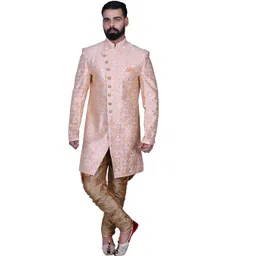 Diamond Style Sherwani For Men's Embroidered Sherwani-picture-36