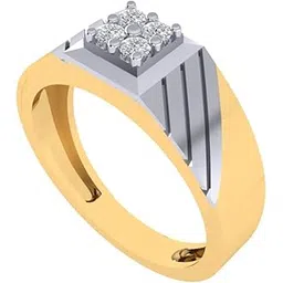 diamtrendz Pure 925 Sterling Silver Modern Designer Band Ring | Gold, Rhodium, Rose Gold Plating Options | Diamond Ring Gift for Men and Boys | Model RSM00054-picture-54