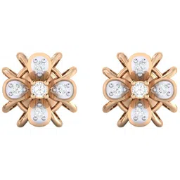 Diamtrendz Jewels ER-RG-96 Rose Gold 18kt Diamond Stud Earring-picture-19