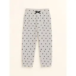 DIAZ Kids Printed Cotton Mid-Rise Lounge Pants-picture-50