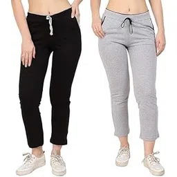 diaz Women Smart Tech+ Lounge Pants - Easy Stain Release, Moisture Wicking, Ultra Soft (Pack of 2)-picture-14