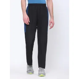 Dida Black Polyester Regular Fit Solid Trackpants-picture-32