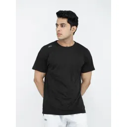 Dida Black Polyster Regular Fit Solid T-Shirt-picture-23