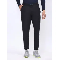 Dida Black Polyster Regular Fit Solid Trackpant-picture-39