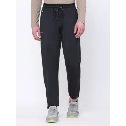 Dida Black Polyster Regular Fit Solid Trackpant-picture-35