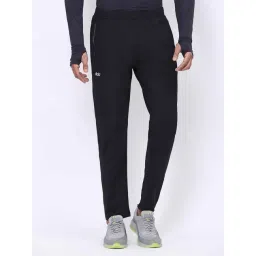 Dida Black Polyster Regular Fit Solid Trackpant-picture-24