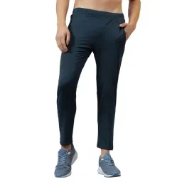 DIDA Blue Regular Fit Solid Sports Trackpants-picture-29