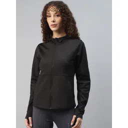 DIDA Geometric Printed Hooded Dry Fit Technology Lightweight Sporty Jacket-picture-41