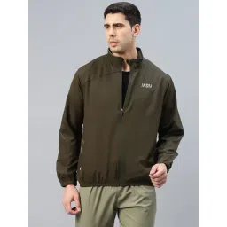 Dida Green Polyster Regular Fit Sports Jacket-picture-14