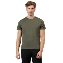 DIDA Green Regular Fit Solid Sports T-Shirt-picture-35