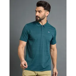 DIDA Men Dri-Fit Self Design Polo Collar T-shirt-picture-36