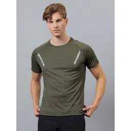 DIDA Men Dri-FIT Solid Round Neck T-shirt-picture-39