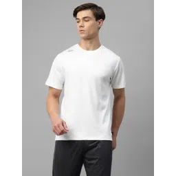 Dida White Polyster Regular Fit Solid T-Shirt-picture-43