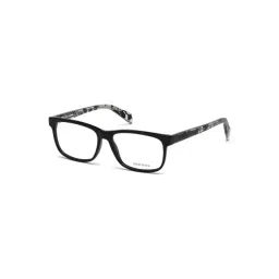 Diesel Black Rectangular Eye Frames for Men-picture-12