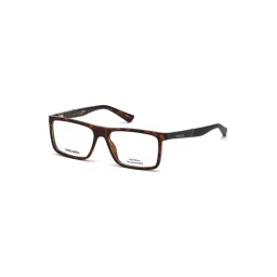 Diesel Brown Rectangular Eye Frames for Men-picture-14