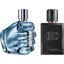 DIESEL Only The Brave 50ml + BAD 50ml Eau de Toilette for Men (Pack of 2)-picture-31