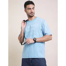 Difference of Opinion Typography Printed Oversized Cotton T-shirt-picture-30