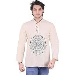 difneez Casually Elegant Comfort Style with Our Oversized Cotton Short Men's Kurta Redefining Fashion with Comfort and Trendy Oversized for The Modern Man.-picture-47