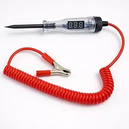 Digital Automobile Tester with LED Display, Sharp Probe, Premium Coil Cable, Heavy-Duty Clip, Voltage Circuit Tester for Automotive- Car, Bike, Scooter, Electrical Line Digital Voltage Tester-picture-36