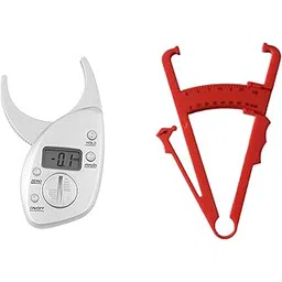 Digital Body Fat Caliper (Silver) and Body Fat Analyzer (Red) Pack of 2-picture-26