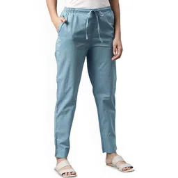 DIGITAL SHOPEE Women Solid Regular Fit Trousers-picture-22