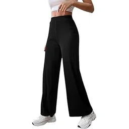digital shopee Women's & Girls' Solid Regular Casual Pants Trouser Women's High-Waisted Pant-picture-23