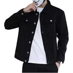 digiveenal Premium Men's Cotton Denim Winter Jacket, Warm, Stylish & Comfortable Outerwear for Cold Weather-picture-47
