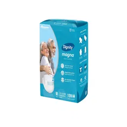 Dignity Set Of 4 Magna Adult Diapers- M- 10 Diaper Each-image-7