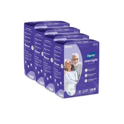 Dignity Set Of 4 Overnight Tape Style Adult Diapers - 10Pcs Each-image-1
