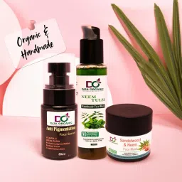 Dija Organics Skincare Set: Face Wash (30ml), Face Serum (100ml), Face Mask (100g) - Natural, Organic, Radiant Skin | PACK OF 2 image 2