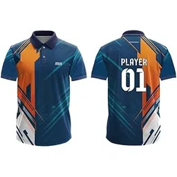 Dika Sports Custom Number and Number Cricket Sports Jersey Tshirt for Men | 2 Year to 5XL-picture-50