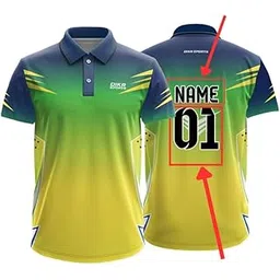 Dika Sports Customized Jersey Online Cricket t-Shirt Breathable Fabric Jersey 2024 t Shirts for Men | 2 Year to 5XL-picture-25