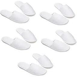 diktmark Hotel Slippers, Bathroom Slippers, Spa Slippers, Cloth Slippers, Fabric Slippers, Terry Slippers, Pack of 6-picture-49