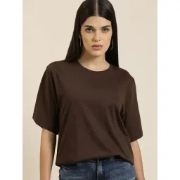 Dillinger Dark Brown Cotton Oversize T-Shirt-picture-30