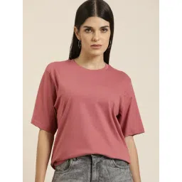 Dillinger Pink Cotton Oversize T-Shirt-picture-27