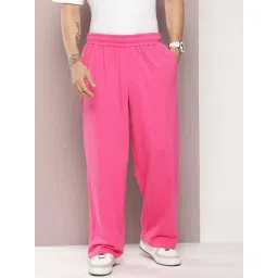 Dillinger Pink Regular Fit Baggy Korean¿Trackpants-picture-27