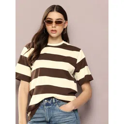 DILLINGER Striped Oversized Yarn Dyed T-shirt-picture-35