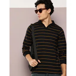 DILLINGER Striped Polo Collar T-shirt-picture-32