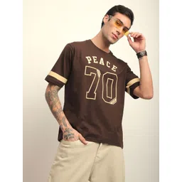 DILLINGER Typography Printed Cotton Oversized T-shirt-picture-15