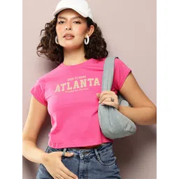 DILLINGER Typography Printed Crop T-shirt-picture-21