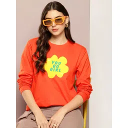 DILLINGER Typography Printed Drop-Shoulder Sleeves Oversized Pure Cotton T-shirt-picture-36