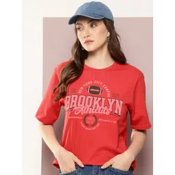 DILLINGER Typography Printed Drop-Shoulder Sleeves Pure Cotton T-shirt-picture-23