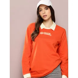 DILLINGER Typography Printed Oversized Polo Collar T-shirt-picture-39